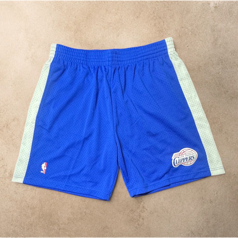 Mitchell & Ness LA Clippers Swingman Shorts 2XL NWT Blue 2002 Hardwood Classics